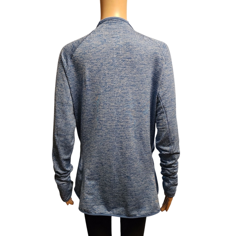 Nike Dri-Fit Women's Blue Quarter-Zip Top Size L - Picture 12 of 14
